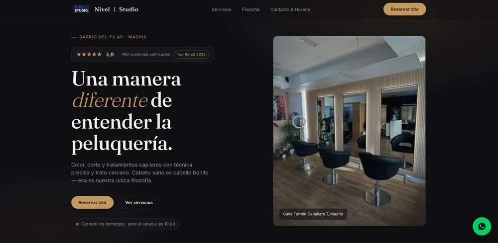 Web de Nivel 1 Studio